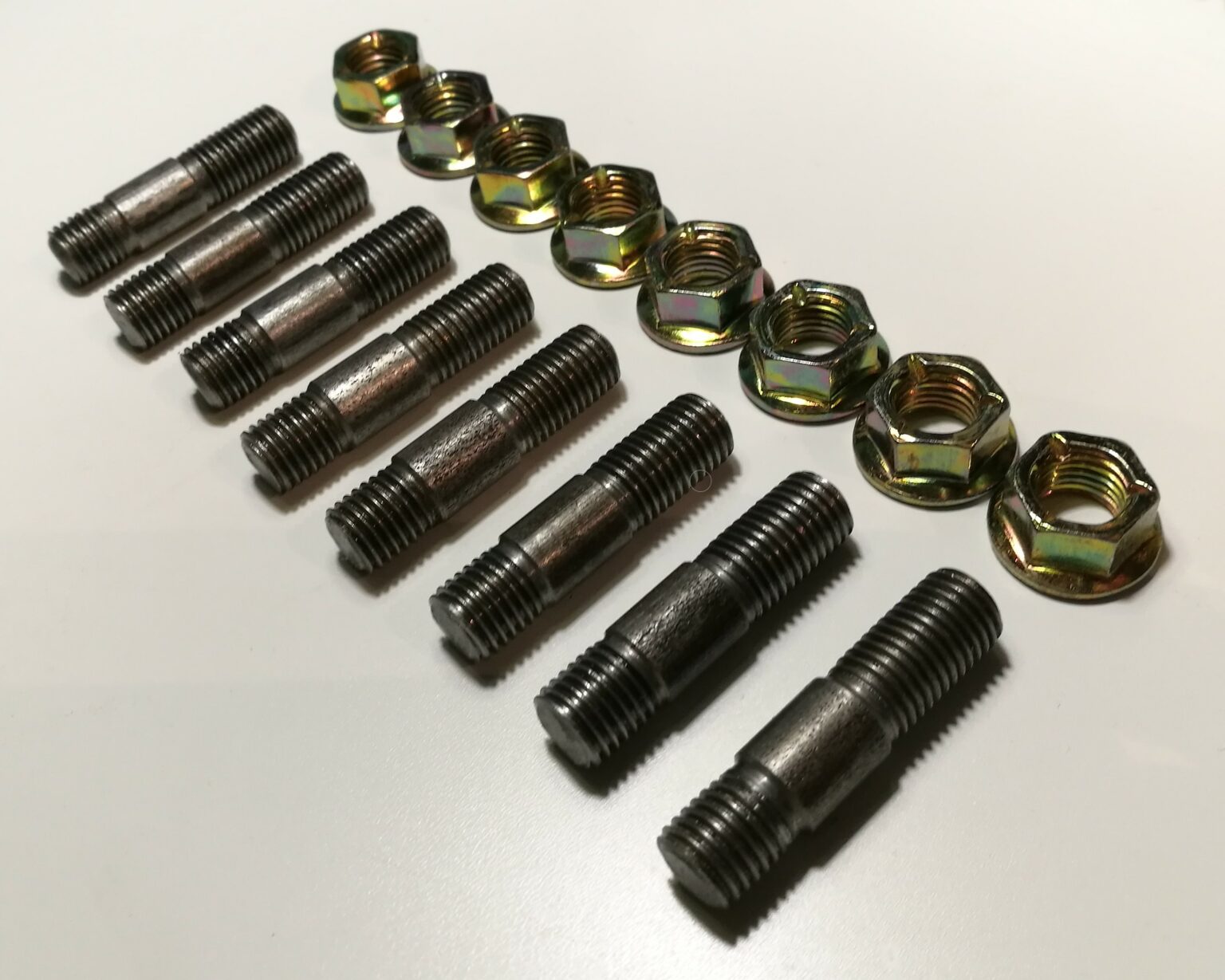 SR20DET Exhaust Manifold Head Studs Lock Nuts Kit JDM Fasteners